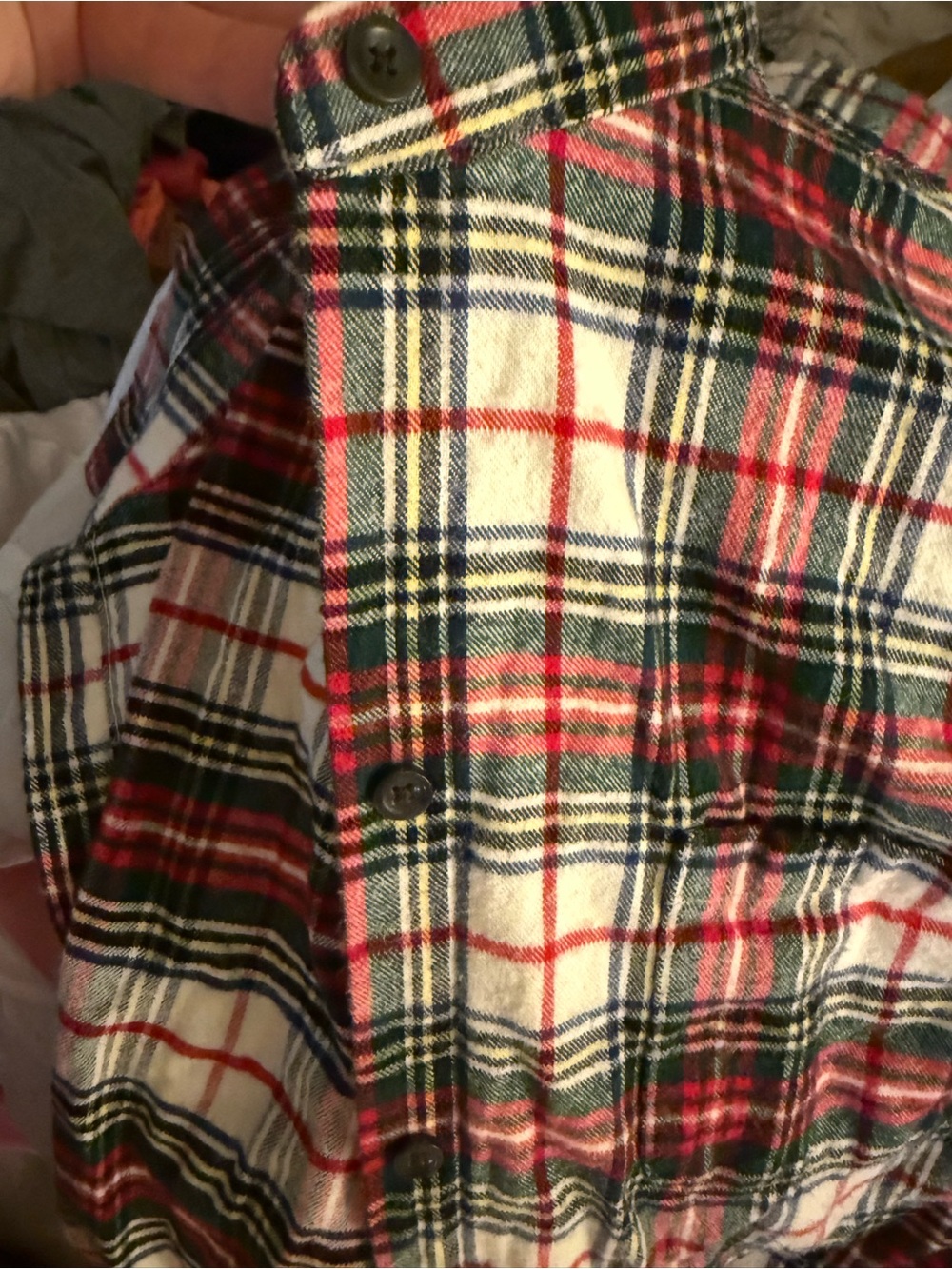 LL Bean Flannel Button Down - Picture 3 of 4